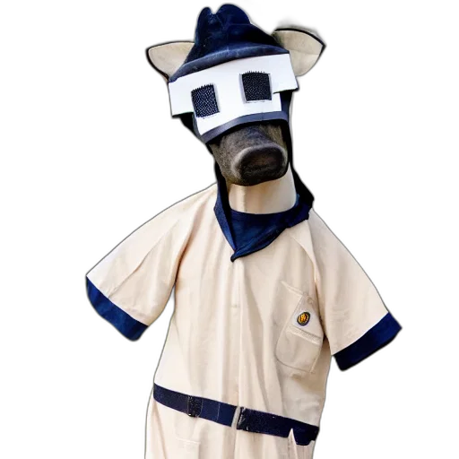 staff, mask, robot, animal transparent PNG cut-out