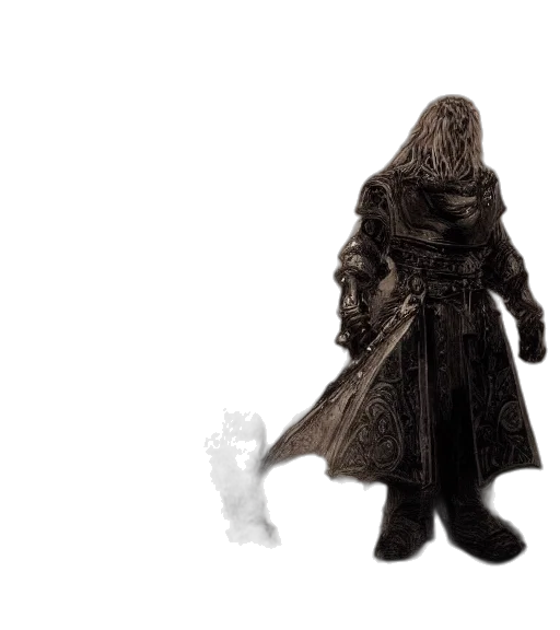 creature, mask, staff, jacket transparent PNG cut-out