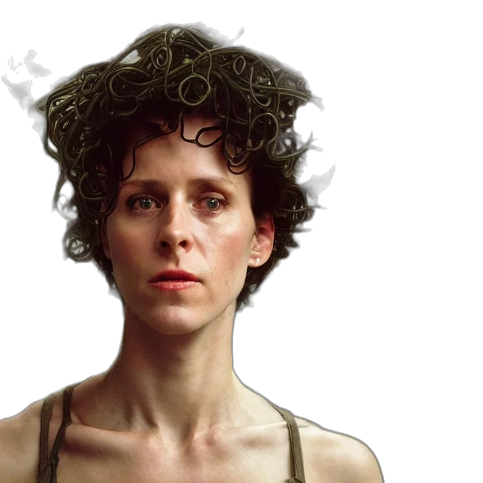 hair, face, photorealistic, concept art, fantasy art, 3d render, hyperrealist, portrait transparent PNG cut-out