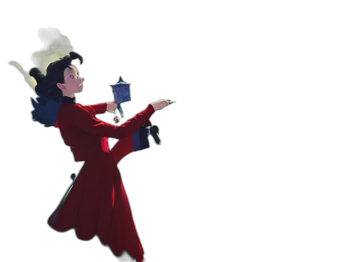 staff, dress, bottle, concept art transparent PNG cut-out