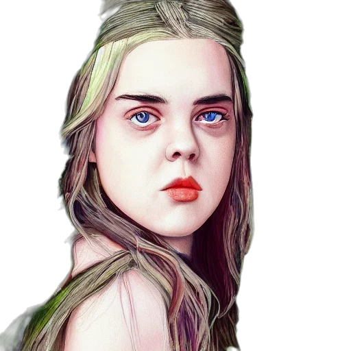 face, dress, dragon, creature transparent PNG cut-out