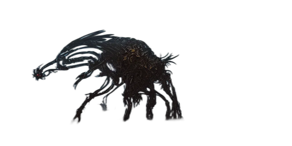 hair, creature, mask, dragon transparent PNG cut-out