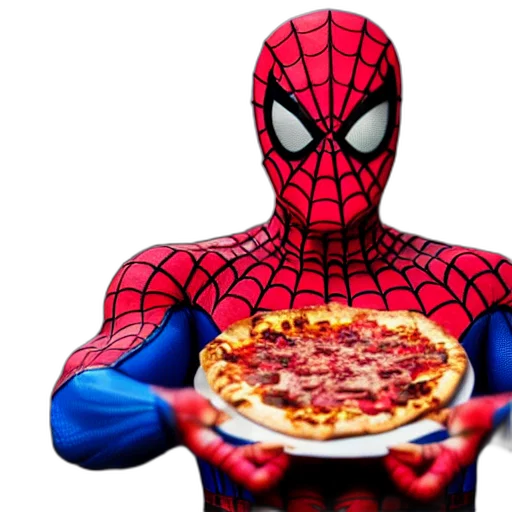 food, animal, 3d render, comic book art transparent PNG cut-out