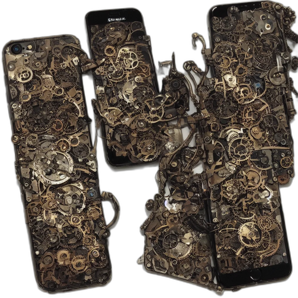 jewelry, steampunk, iphone transparent PNG cut-out