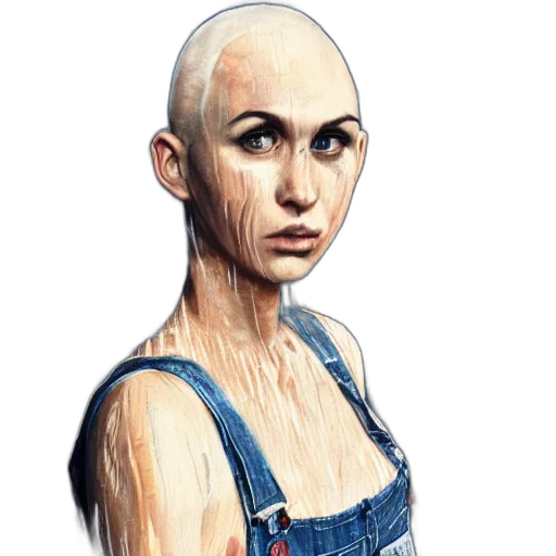 dress, face, robot, concept art, photorealistic, comic book art, pixel art, full transparent PNG cut-out