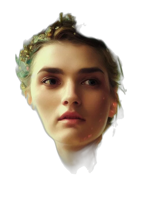 face, crown, mask, jewelry transparent PNG cut-out