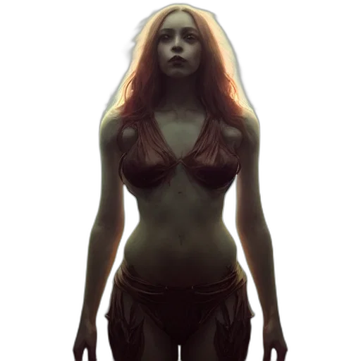 dress, creature, face, robot, concept art, fantasy art, comic book art, pixel art transparent PNG cut-out