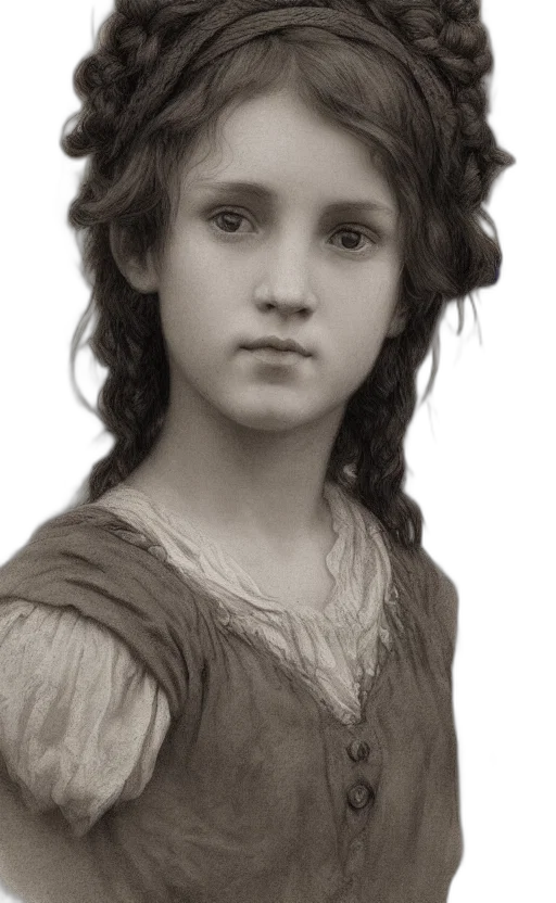 face, hair, dress, dragon transparent PNG cut-out