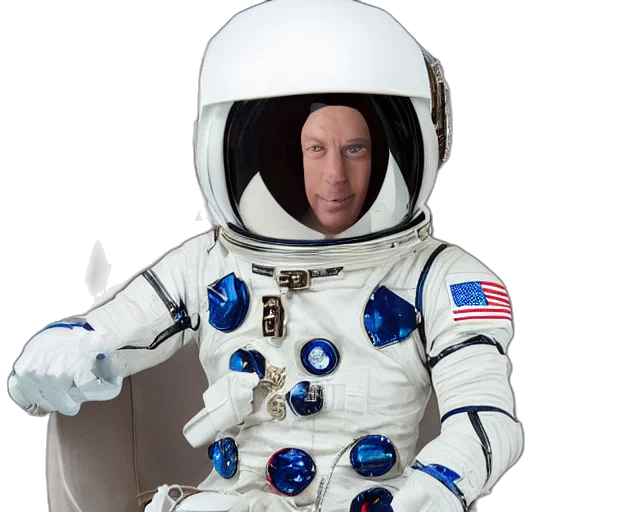 jacket, staff, robot, outer space transparent PNG cut-out