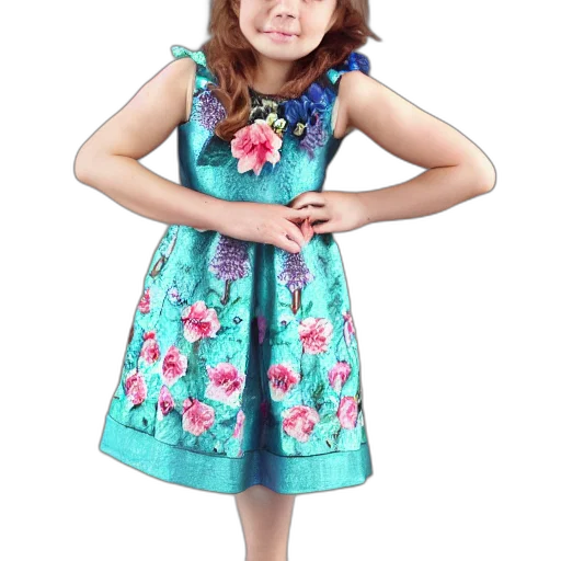 dress, 3d render, photorealistic, cartoon, concept art, anna, flower, princess transparent PNG cut-out