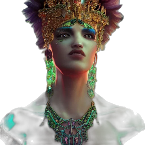 crown, jewelry, mask, face transparent PNG cut-out