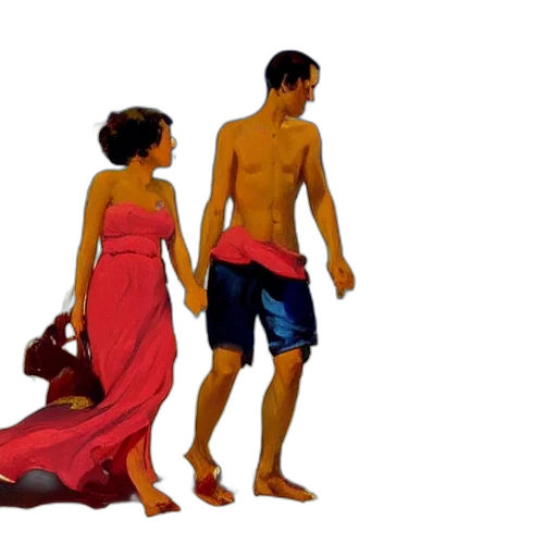 dress, concept art, photorealistic, 3d render transparent PNG cut-out
