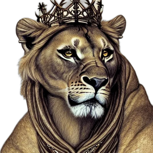 crown, animal, jewelry, photorealistic transparent PNG cut-out