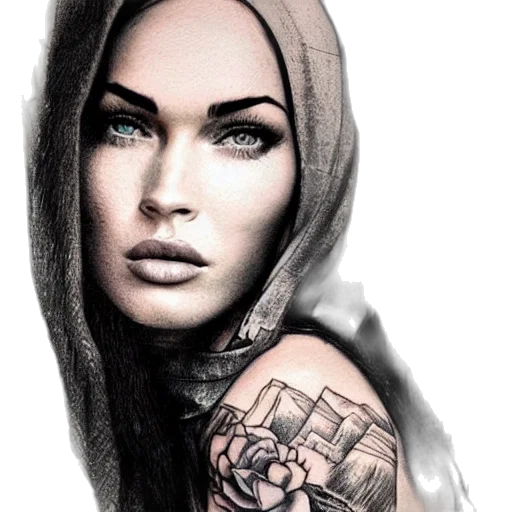 jewelry, face, weapon, photorealistic transparent PNG cut-out