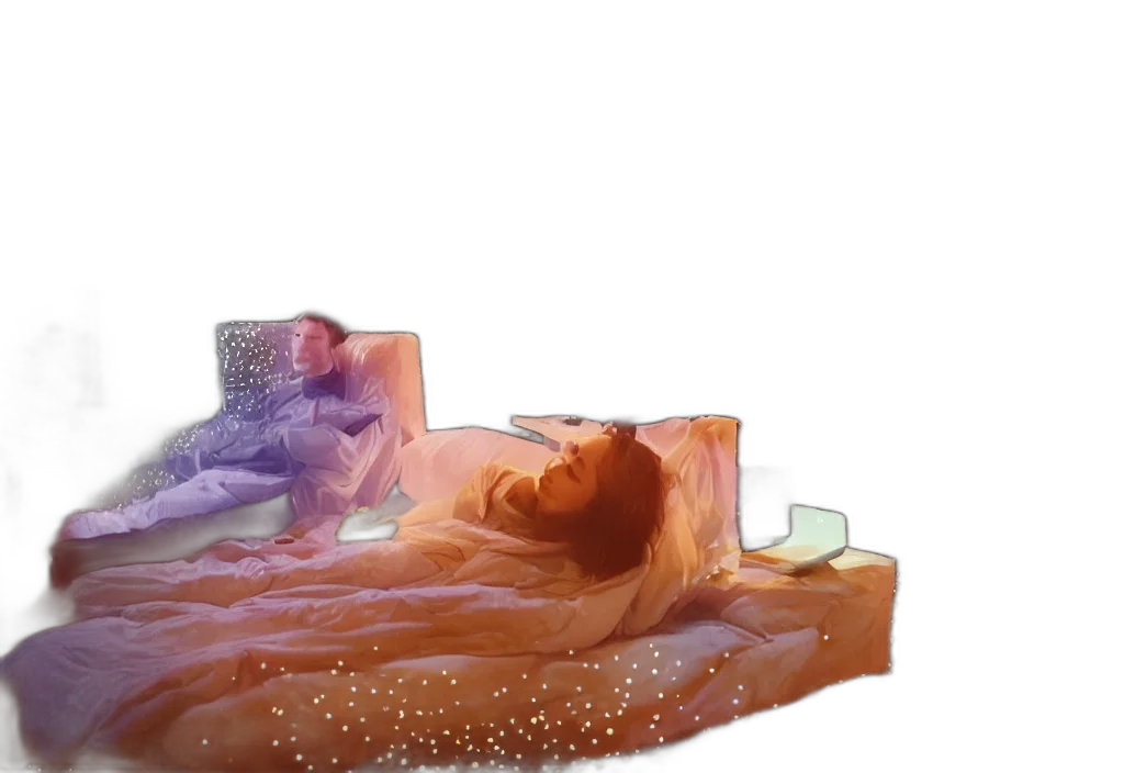 bottle, furniture, vaporwave, concept art transparent PNG cut-out