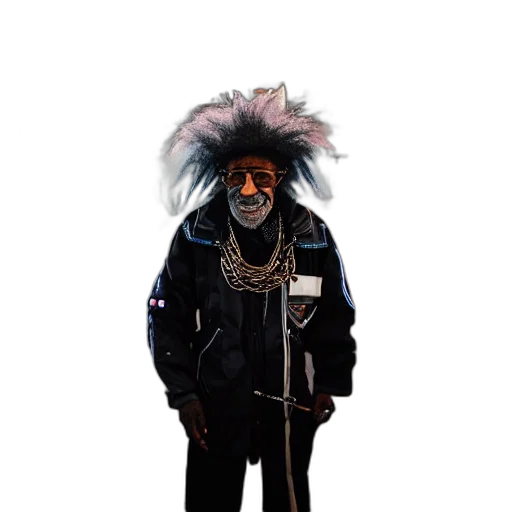 jacket, staff, mask, animal transparent PNG cut-out