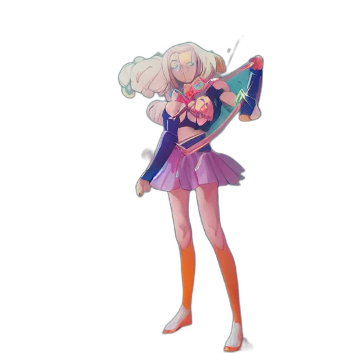 dress, weapon, jacket, staff transparent PNG cut-out