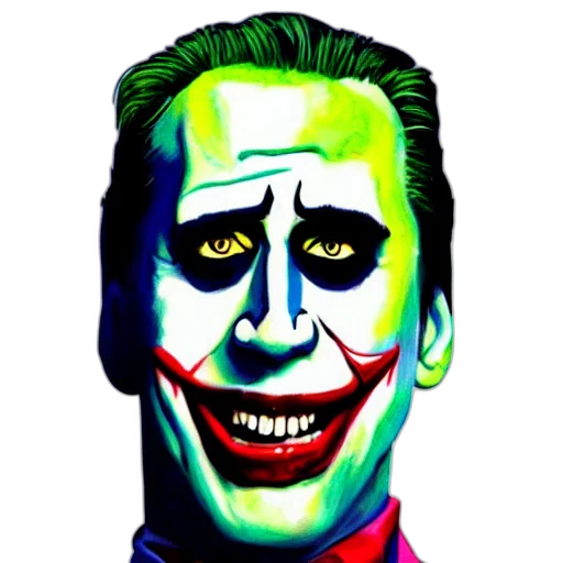 face, mask, comic book art, pixel art transparent PNG cut-out