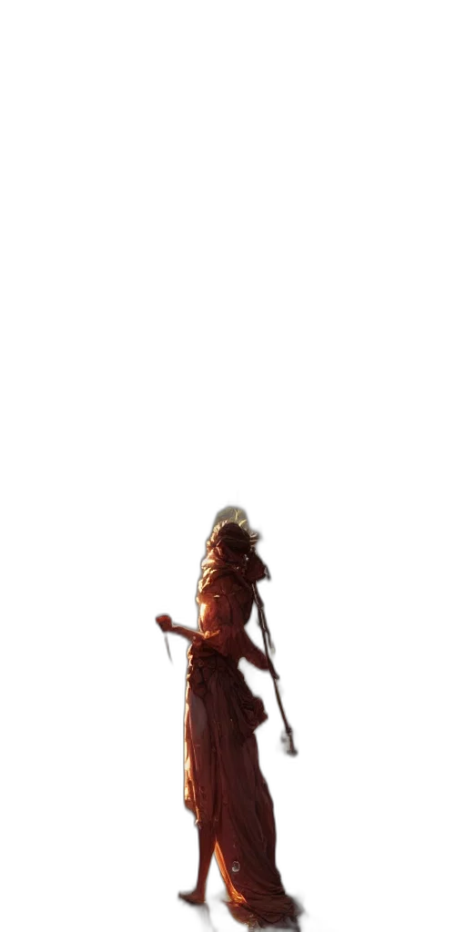 sword, dress, dragon, staff transparent PNG cut-out