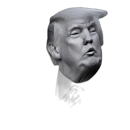hat, mask, face, crown, 3d render, photorealistic, concept art, vaporwave transparent PNG cut-out