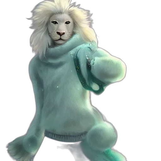 creature, animal, staff, jacket transparent PNG cut-out