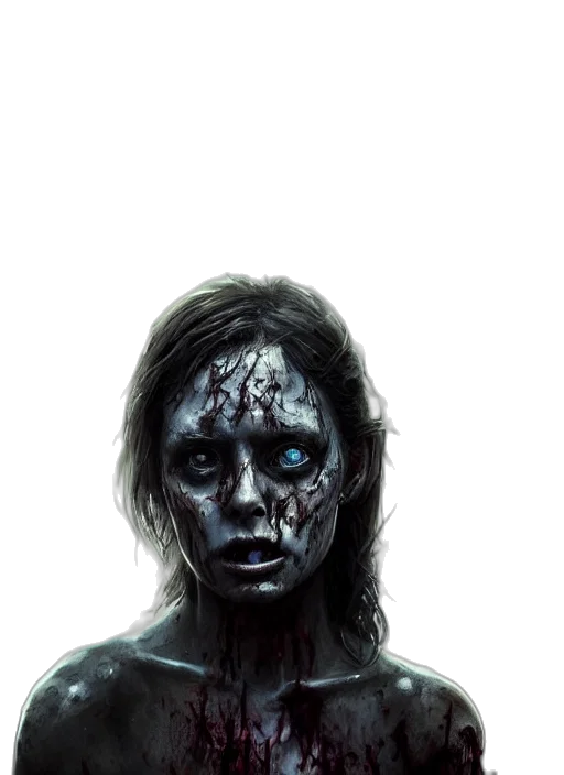 face, mask, creature, staff, concept art, comic book art, fantasy art, photorealistic transparent PNG cut-out