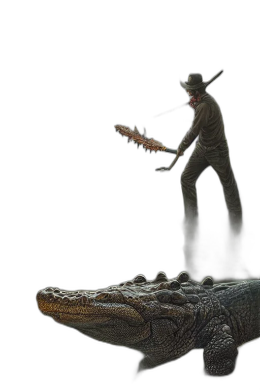 animal, creature, hat, weapon transparent PNG cut-out