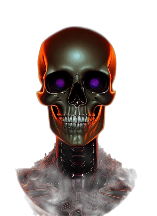 robot, face, mask, staff transparent PNG cut-out