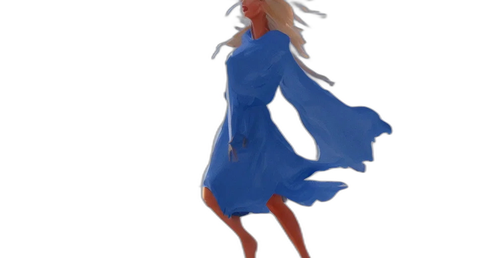 dress, jacket, hair, concept art, watercolor, fantasy art, anime, outer space transparent PNG cut-out