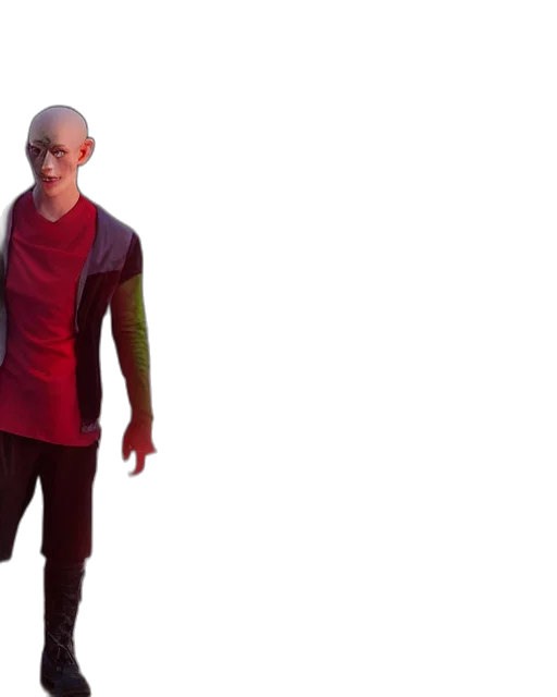 jacket, creature, mask, robot, 3d render, concept art, fantasy art, pixel art transparent PNG cut-out