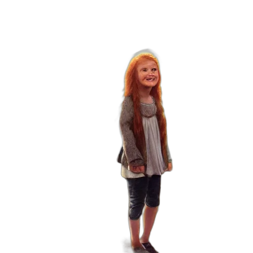 jacket, creature, hair, dress, 3d render, cartoon, concept art, photorealistic transparent PNG cut-out