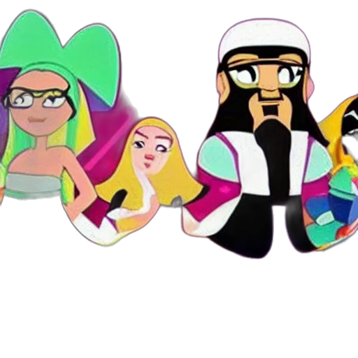 cartoon, concept art, ossama, bin, laden, super, puff, girls transparent PNG cut-out