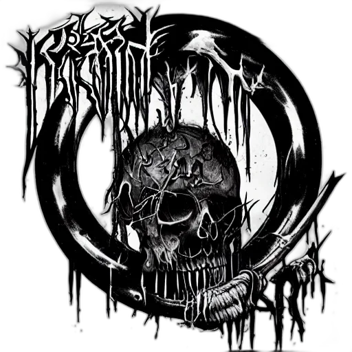 photorealistic, death, metal, album transparent PNG cut-out