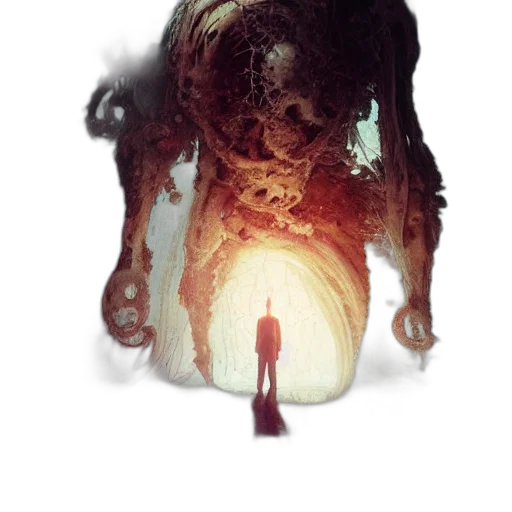 creature, mask, face, hair transparent PNG cut-out