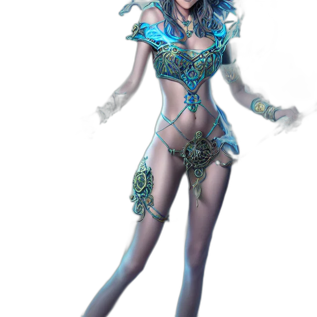 staff, dress, concept art, fantasy art, 3d render, pixel art, underwater, blue transparent PNG cut-out