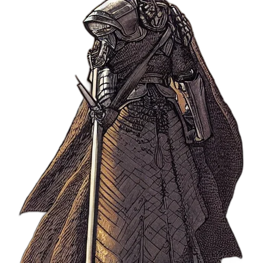staff, dress, jacket, sword, concept art, fantasy art, comic book art, pixel art transparent PNG cut-out
