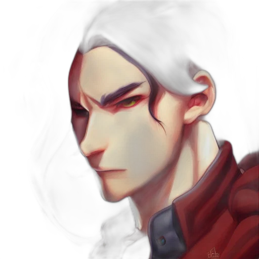 face, fantasy art, concept art, photorealistic transparent PNG cut-out