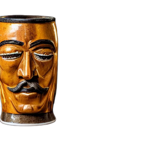 mask, face, closeup, photorealistic, photograph, distinguished, salvador, dali transparent PNG cut-out
