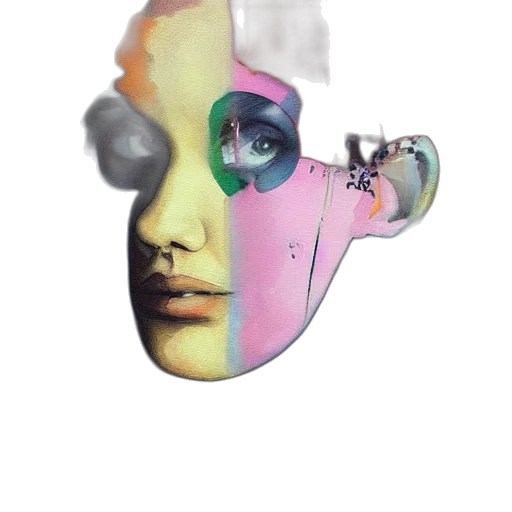 mask, face, crown, robot transparent PNG cut-out