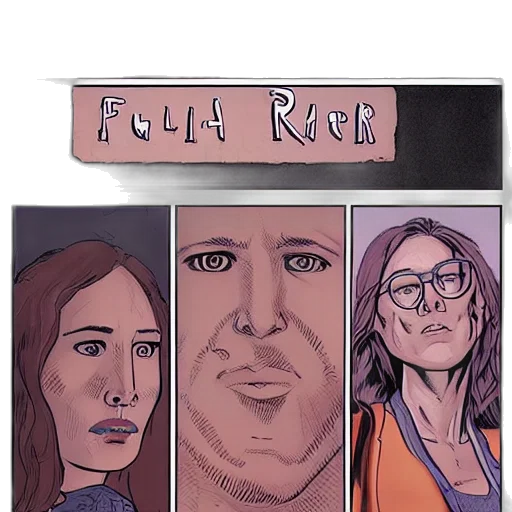 face, staff, mask, comic book art transparent PNG cut-out
