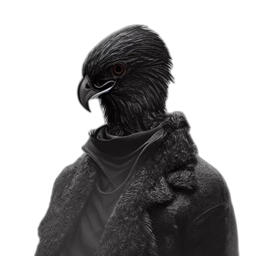 jacket, animal, mask, creature transparent PNG cut-out
