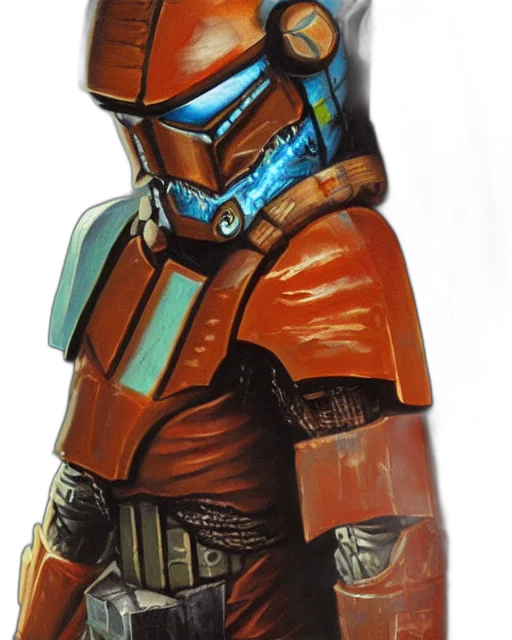 robot, jacket, staff, weapon, concept art, 3d render, fantasy art, comic book art transparent PNG cut-out