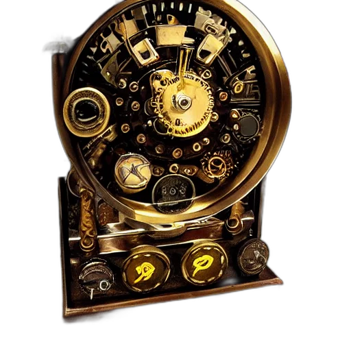 jewelry, weapon, furniture, staff, photorealistic, 3d render, steampunk, ferrari transparent PNG cut-out