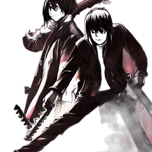 concept art, comic book art, anime, fantasy art transparent PNG cut-out