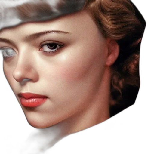 hat, face, jewelry, crown, photorealistic, oil painting, fantasy art, concept art transparent PNG cut-out