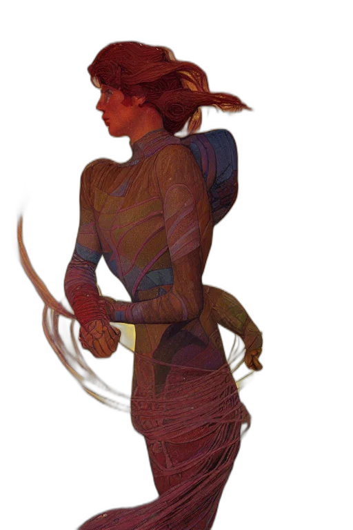 staff, dress, mask, creature transparent PNG cut-out