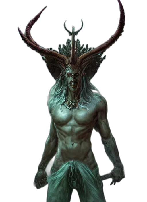 creature, mask, staff, face transparent PNG cut-out