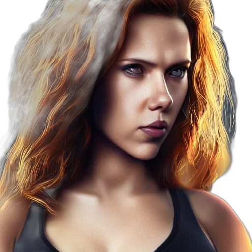 face, photorealistic, comic book art, fantasy art transparent PNG cut-out