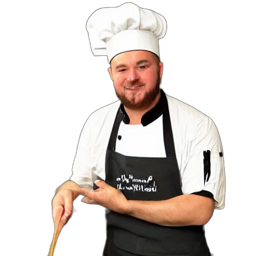 staff, food, hat, photorealistic, sheep, ram, chef, blonde transparent PNG cut-out