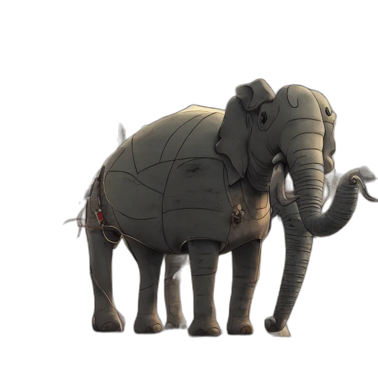 animal, creature, weapon, umbrella, concept art, 3d render, photorealistic, fantasy art transparent PNG cut-out